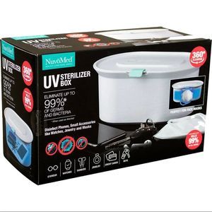 Nuvomed UV Sterilizer Box Eliminate Bacteria 360 Cleaning